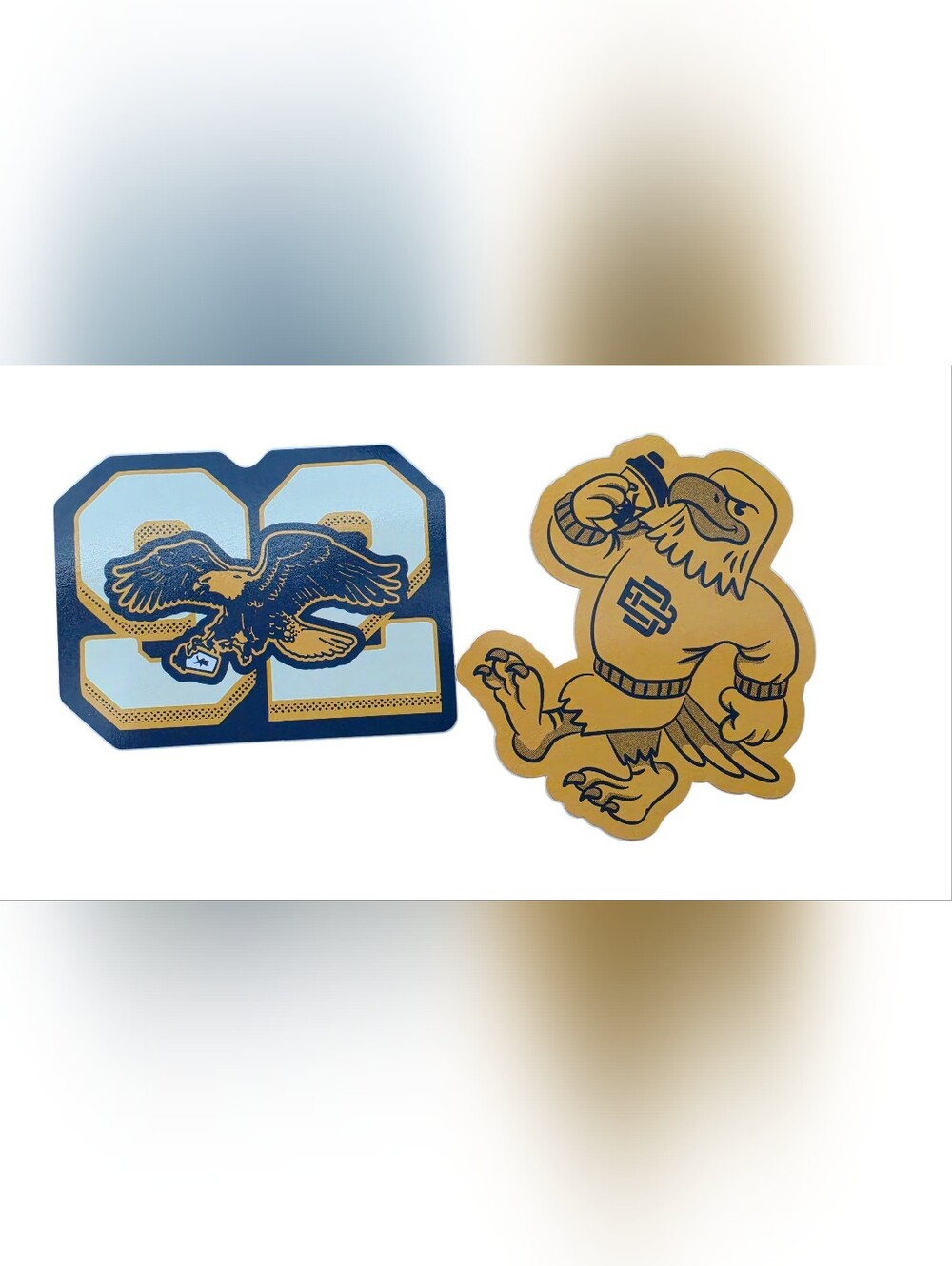 Dutch Bros Coffee August 2026 Golden Eagle University Sticker Set (2 Pcs)